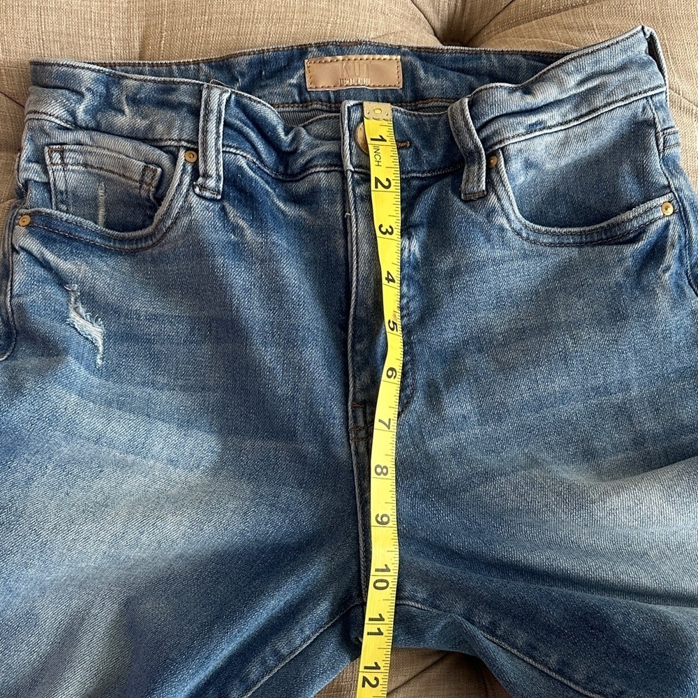 Kut from the Kloth Blue Straight Leg Jeans - Picture 3 of 11